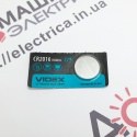 Батарейка дисковая Videx CR2016 Lithium 3V