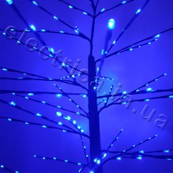 Светодиодное Дерево коричневое 1,5 м 220LED Синий