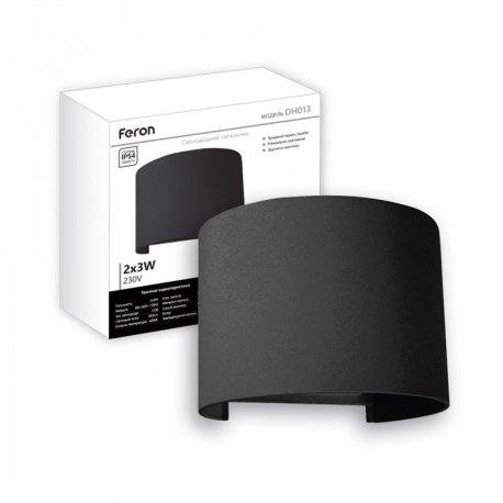 Архитектурный светильник Feron DH013 черный цвет