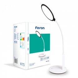 LED настольная лампа Feron DE1730 белая