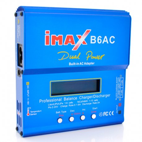 Розумний зарядний пристрій iMAX B6 AC універсальний з блоком живлення