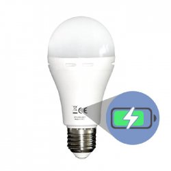 Ліхтар-лампа акумуляторна Е27 LED Smartcharge АС12W DC3W