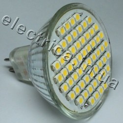 Светодиодная лампа 220В MR16 60x3528 эконом
