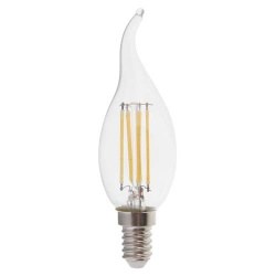 Світлодіодна лампа FERON LB-159 Е14 6W 220В свічка на вітрі