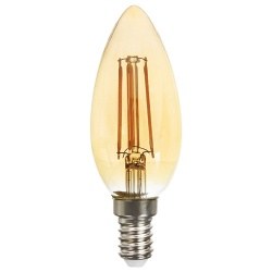Светодиодная лампа FERON LB-158 золото Е14 6W 220В