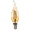 Светодиодная лампа FERON LB-59 золото Е27 4W 220В свеча на ветру