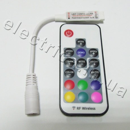 Контроллер mini 6А RGB 17 кн радио