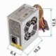 Блок питания LogicPower MICRO MATX 400W, fan 8 см, 2 SATA
