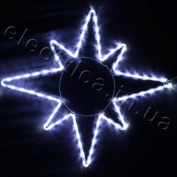 Світлова прикраса DELUX мотив STAR (восьмикінцева зірка) flash