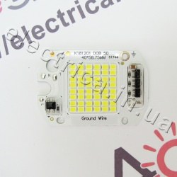 Светодиодная матрица 50W SMD с IC драйвером 220V