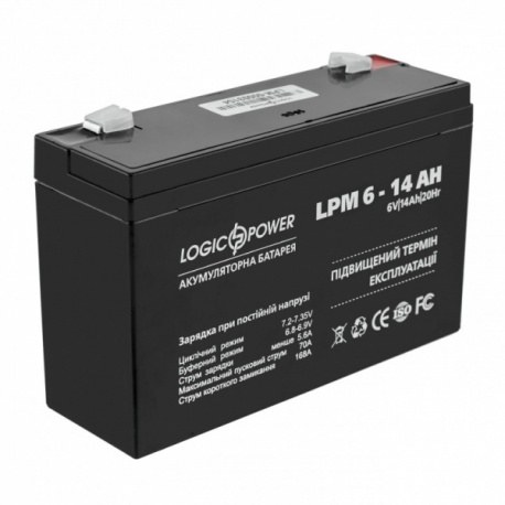 Аккумулятор AGM LPM 6-14 AH (LP4160)