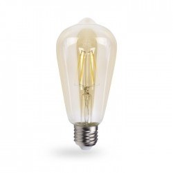 Светодиодная лампа Feron LB-764 4W E27 220В золото EDISON